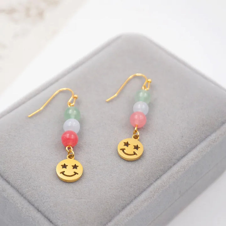 Aretes largos carita