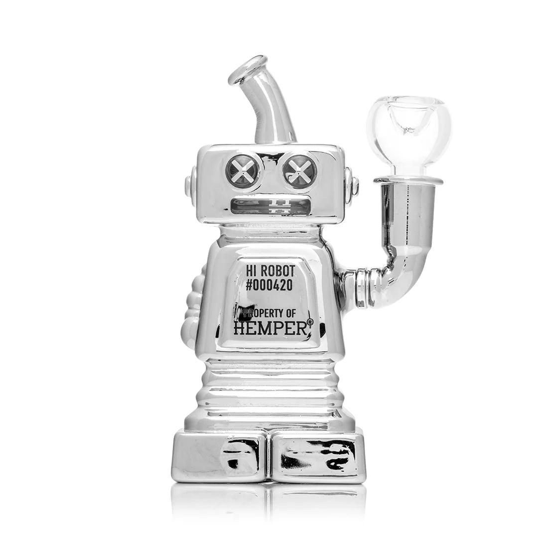 Bong Robot Hemper 6” Hi-Robot Glass Mini Bong