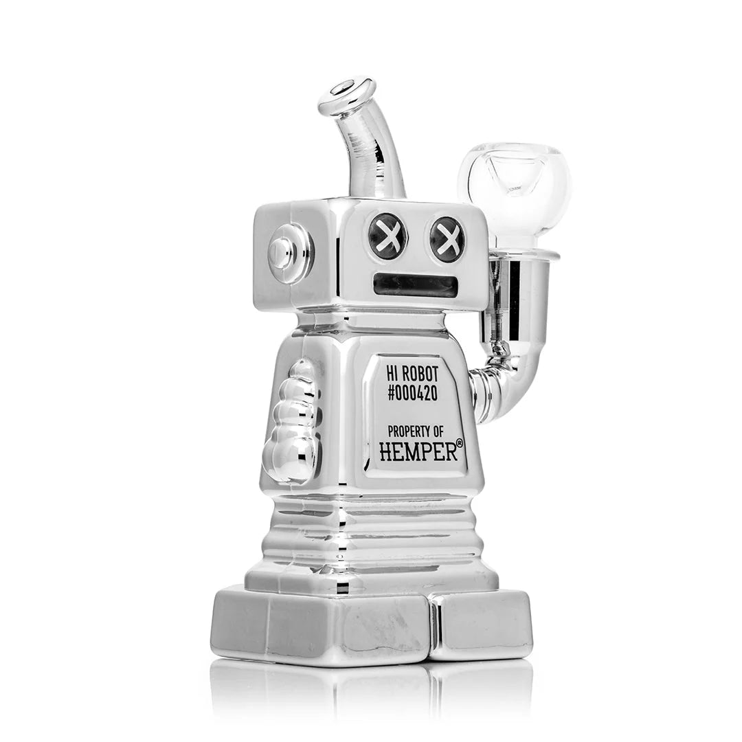 Bong Robot Hemper 6” Hi-Robot Glass Mini Bong