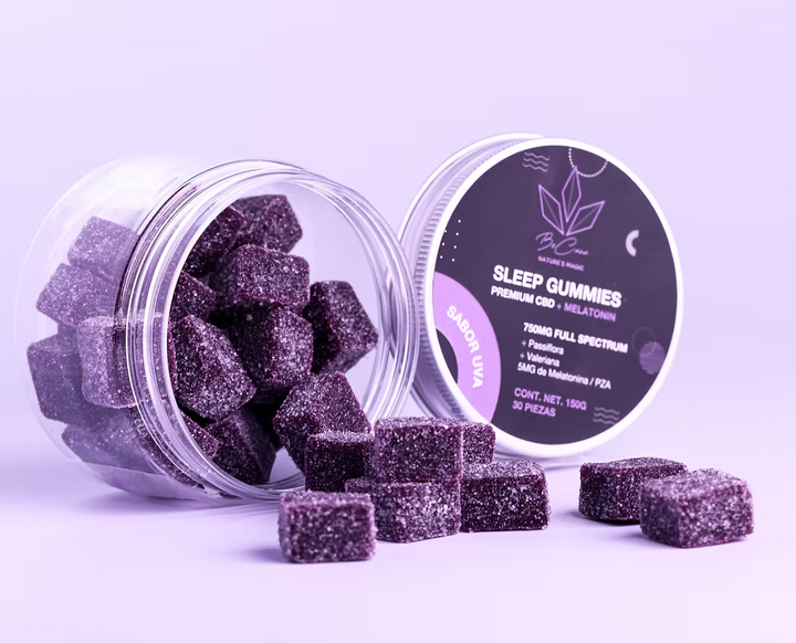 Gomitas Sleep 25 mg CBD + 5 Melatonina Becana (30 pz)