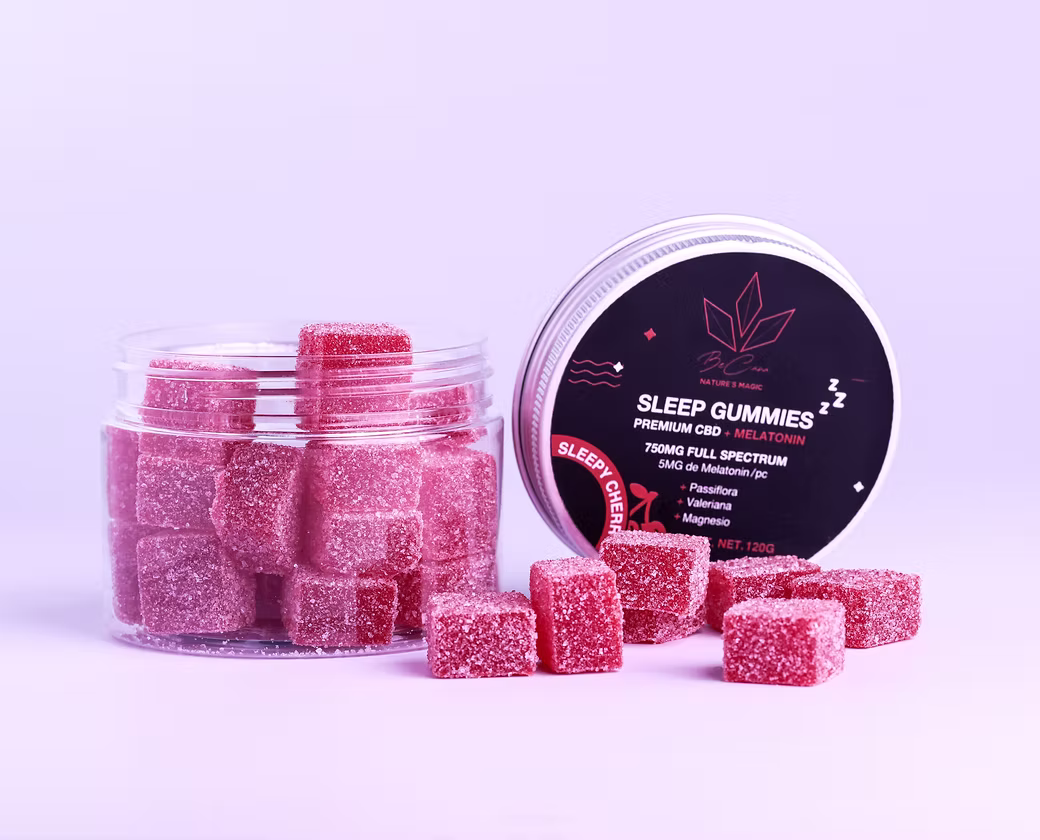 Gomitas Sleep 25 mg CBD + 5 Melatonina Becana (30 pz)