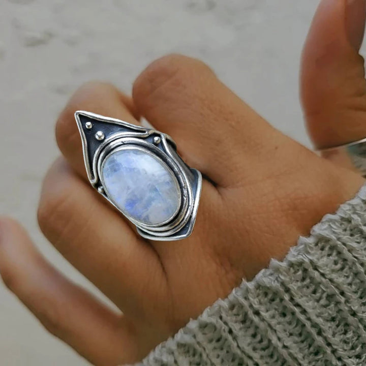 Anillo ancho tipo vintage