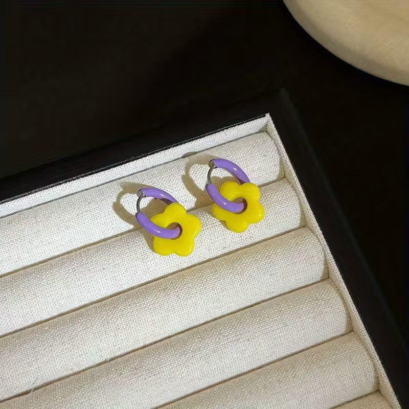 Aretes Flor amarilla