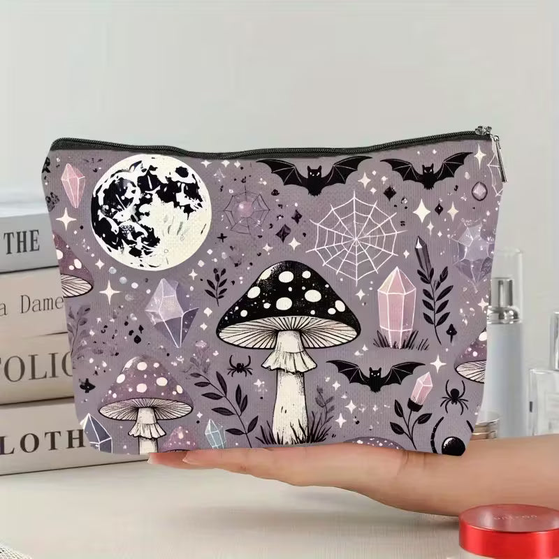 Bolsita cosmetiquera cuarzos hongo