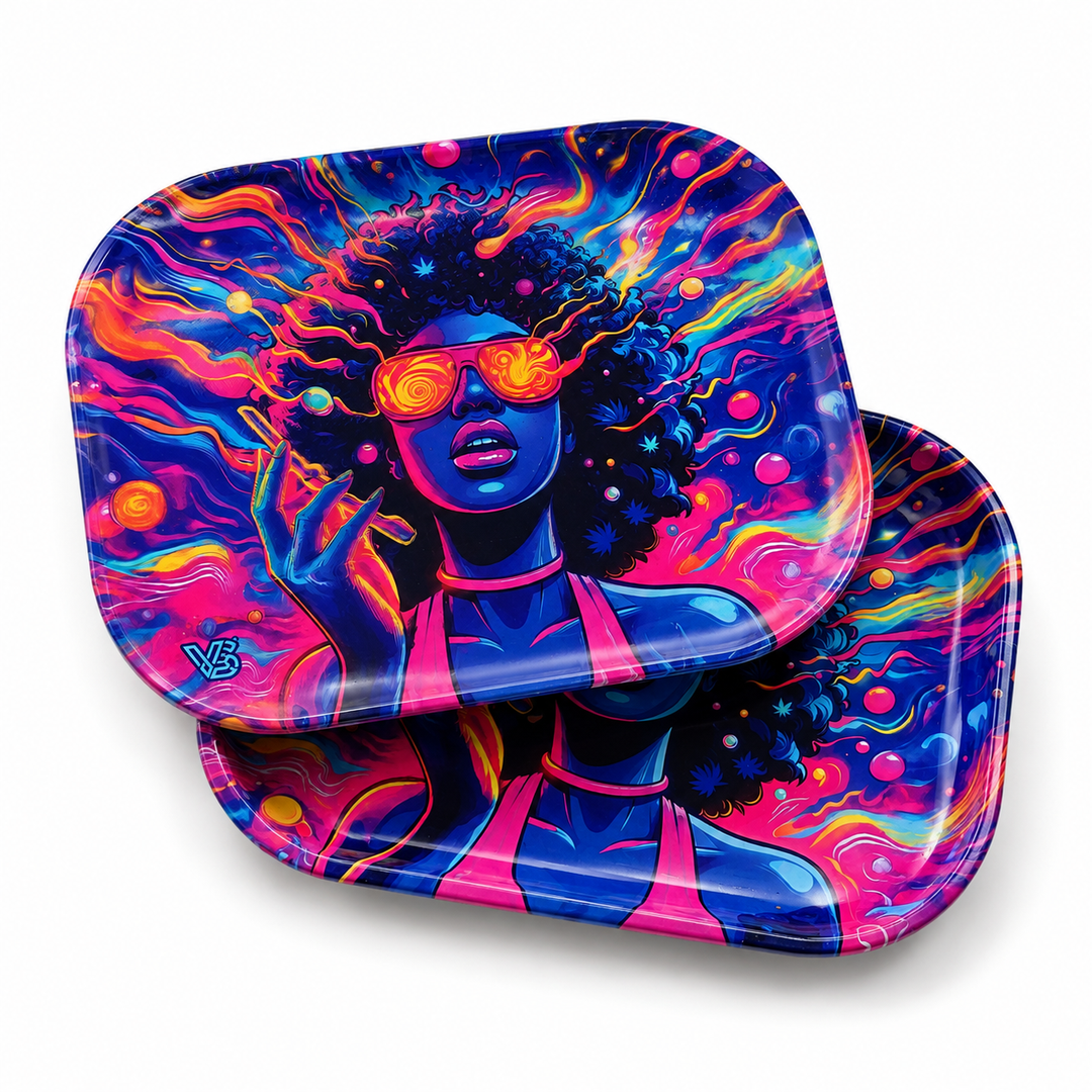 Charola con tapa magnética Afrodelic