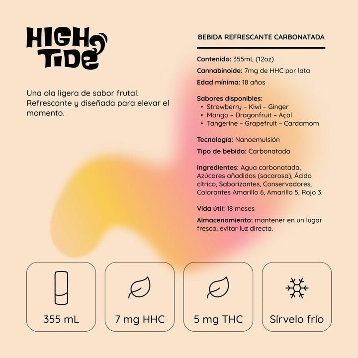 High Tide Social Tonic 355 mL | 12 mg de magia