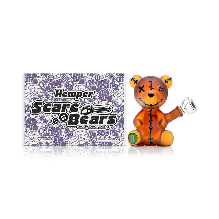 Bong de oso de peluche Hemper 6” Scare Bears Teddy Bear Bong