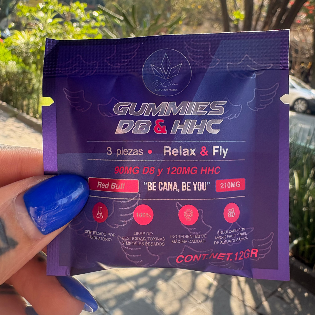 Gummies Red Bull D8 30 mg + HHC 40 mg (3 pz) BeCana