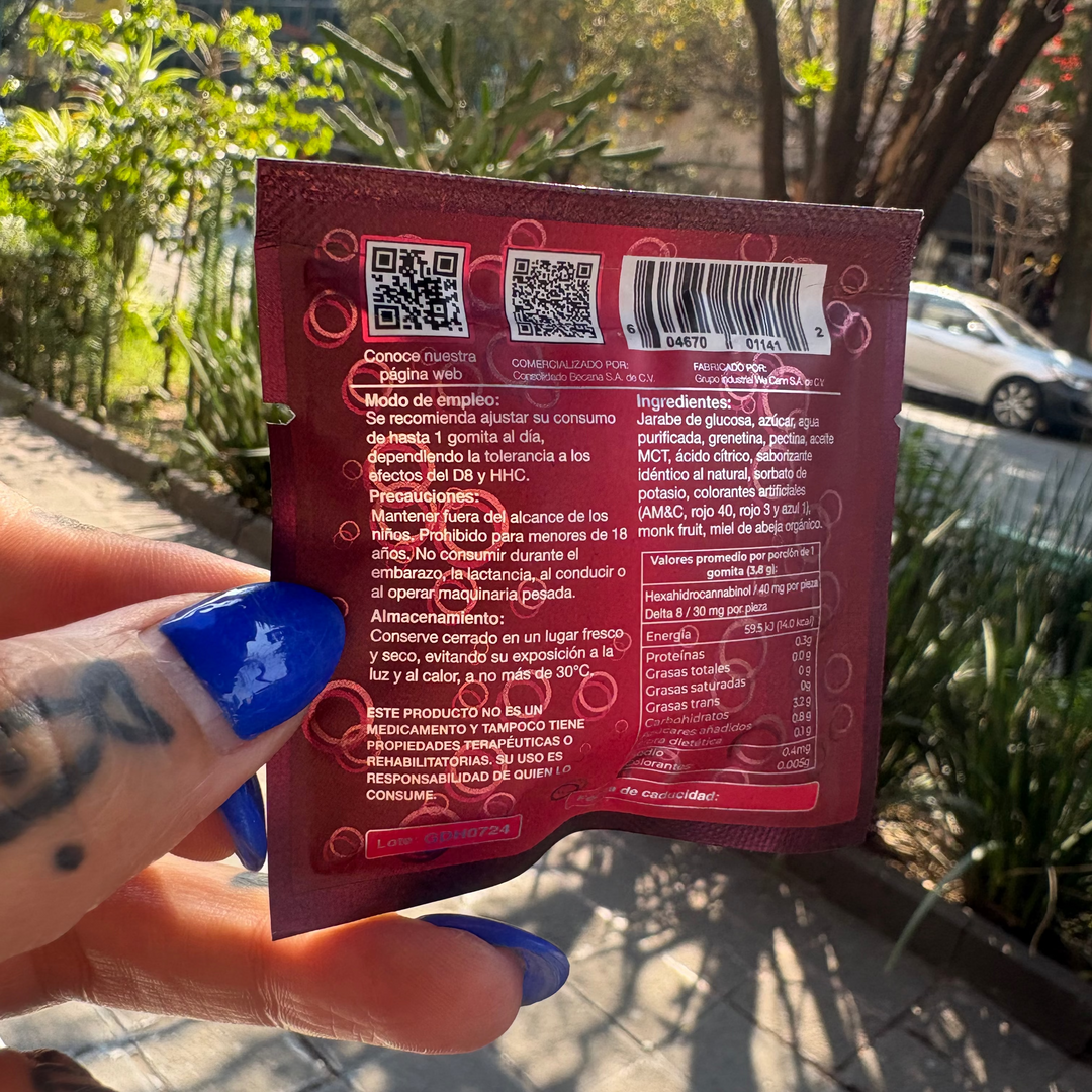 Gummies Red Bull D8 30 mg + HHC 40 mg (3 pz) BeCana