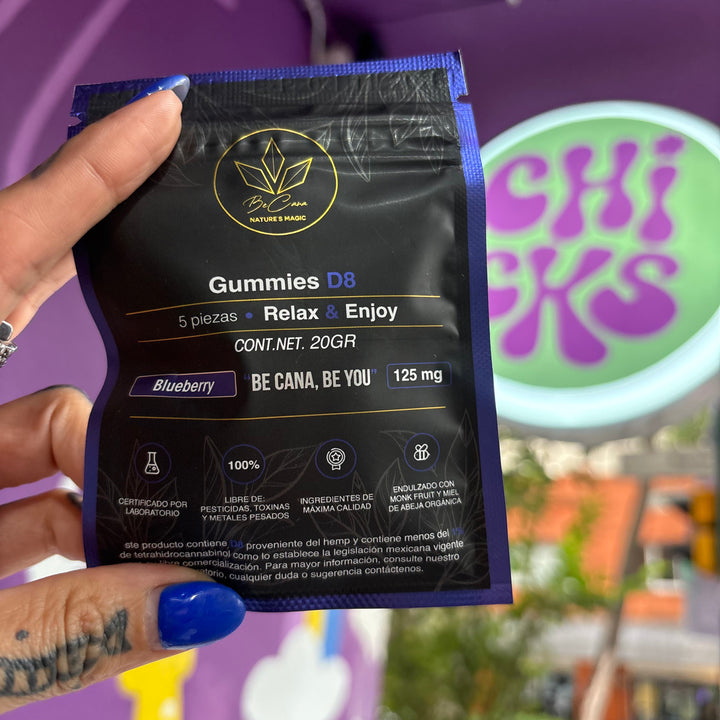 Gummies D8 25 mg - 5 pz BeCana