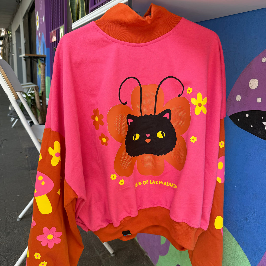 Sudadera Gatito Abeja Club de las Malvadas