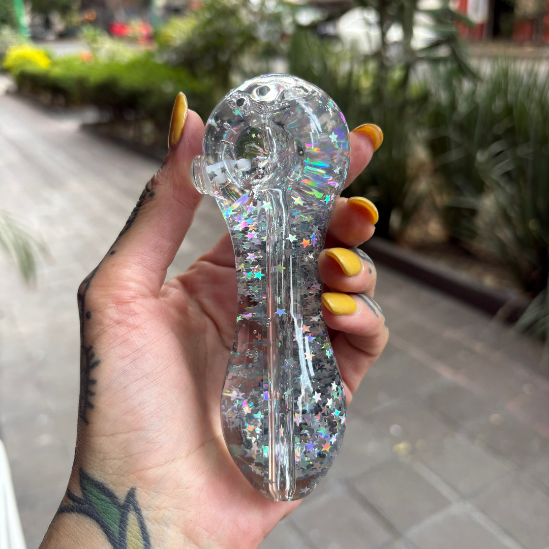 Pipa de glitter