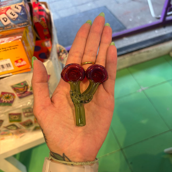 Pipa cereza doble mini (8 cm)