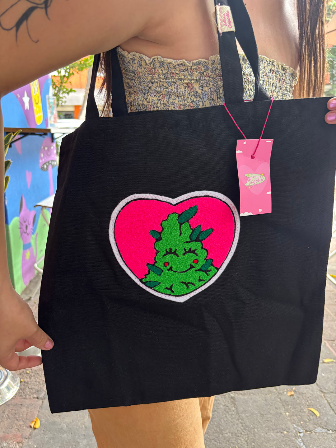 Tote bag Corazon Fluffy Miss Cogolla