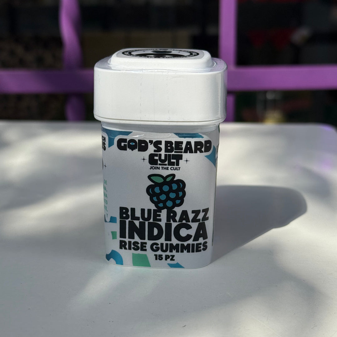 Rise Gummies D9 Mini (15 mg) Gods Beard Cult 15 pz