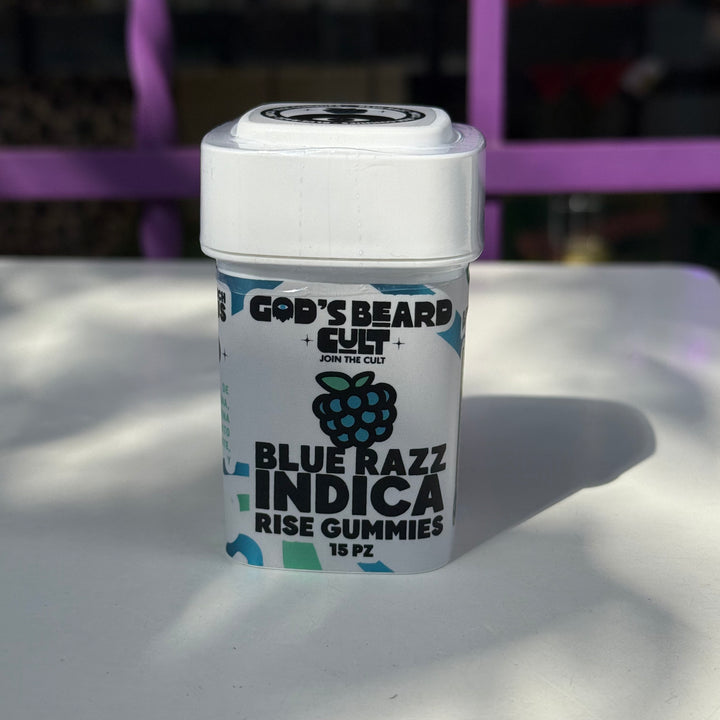 Rise Gummies D9 Mini (15 mg) Gods Beard Cult 15 pz
