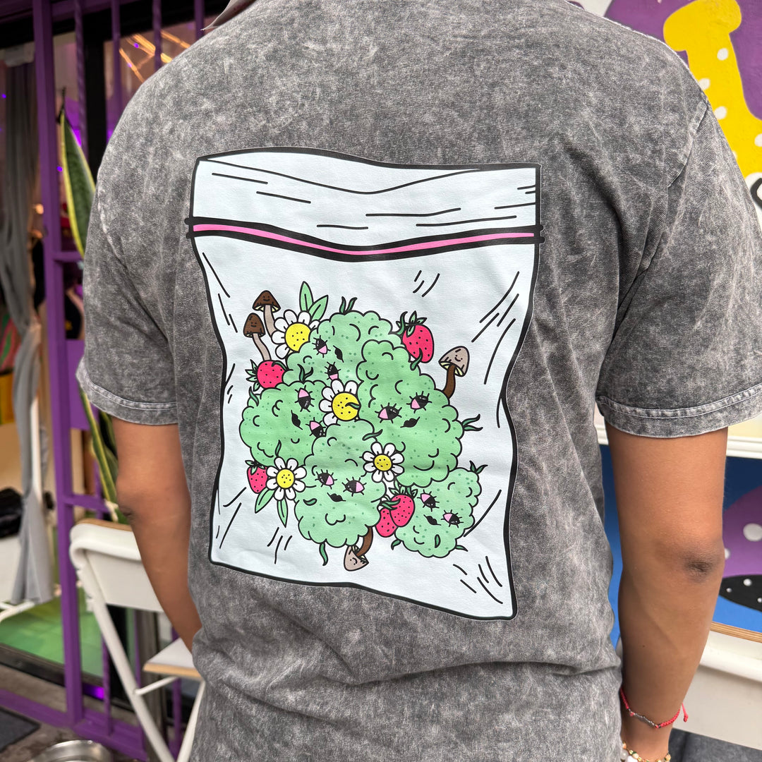Playera Bolsa Weed Miss Cogolla