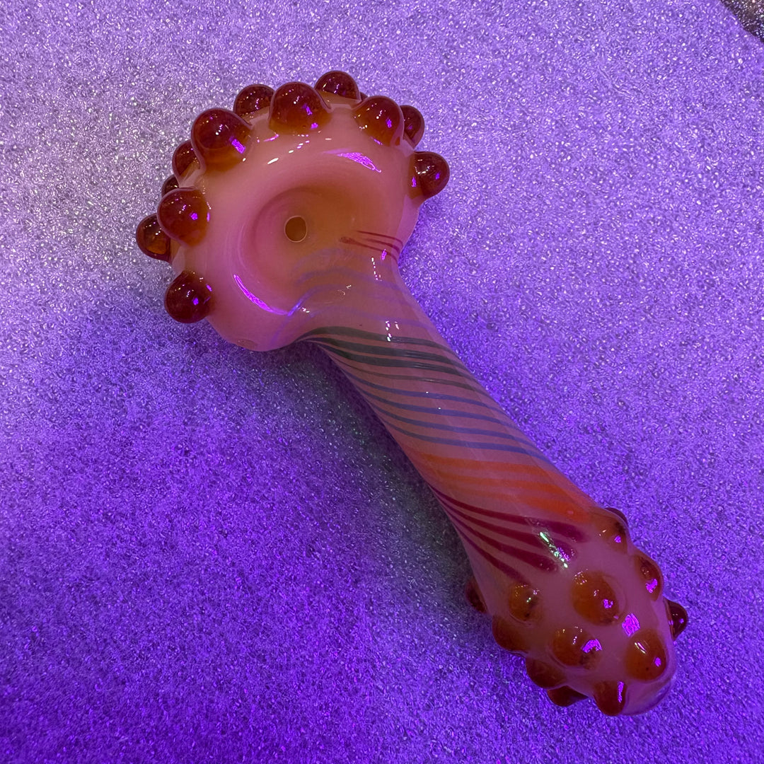 Pipa de vidrio caramelo