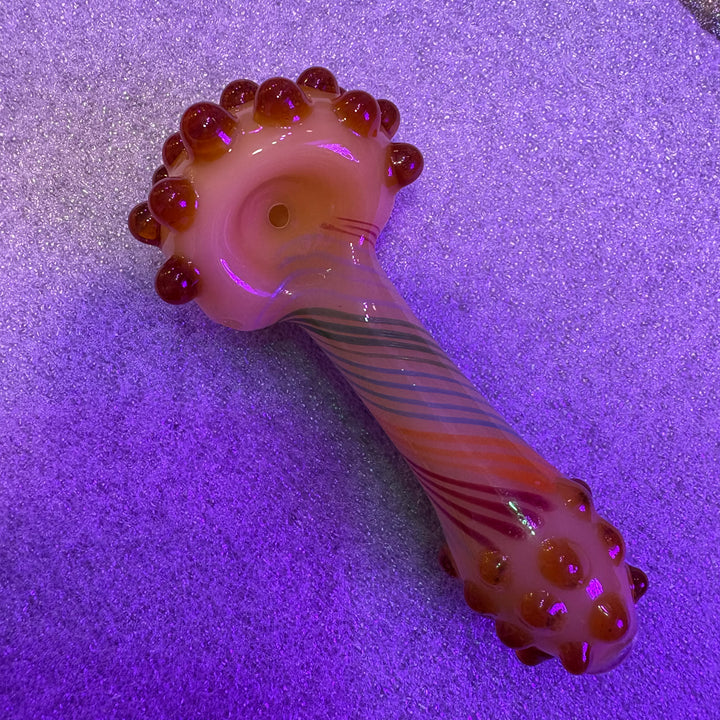 Pipa de vidrio caramelo