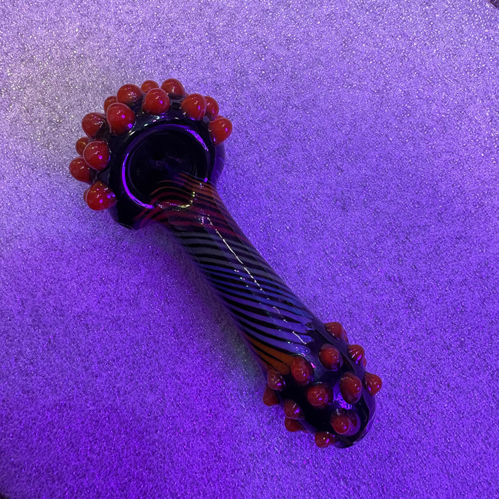Pipa de vidrio caramelo