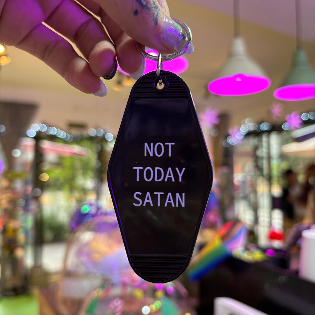 Llavero Not today Satan