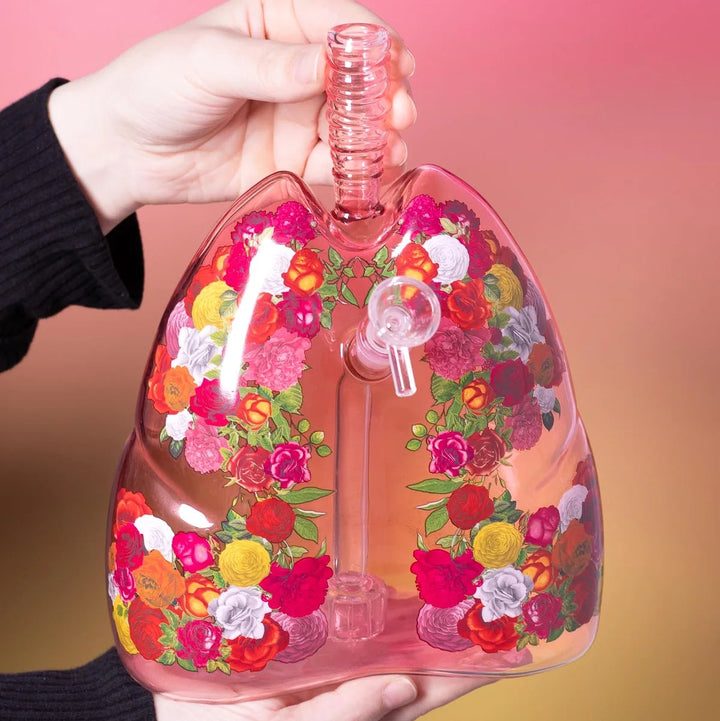 Bong pulmón floral