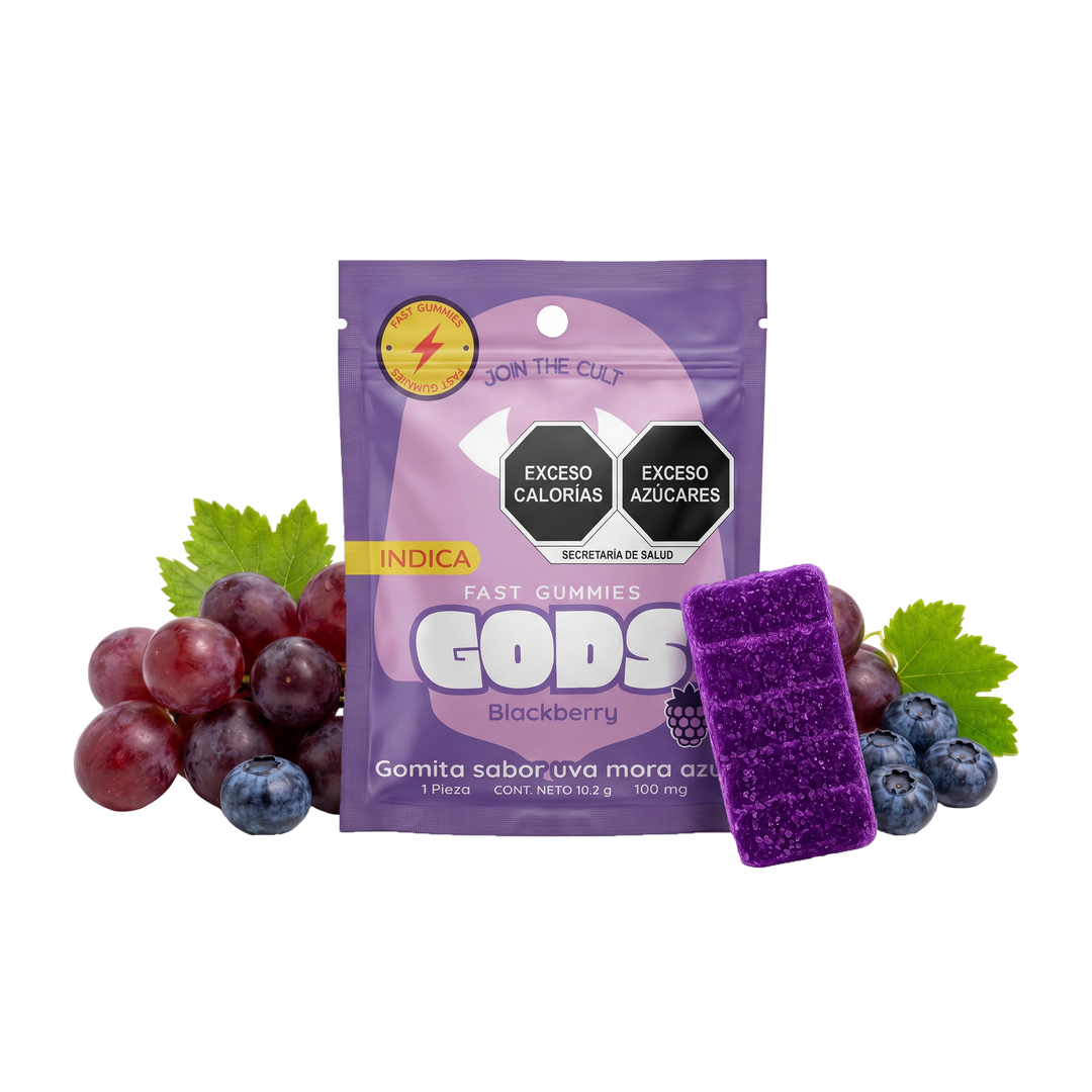 GBC Fast Gummies 1 pz 100 mg por pieza (THC + HHC)