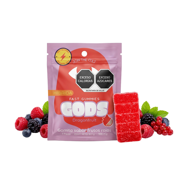 GBC Fast Gummies 1 pz 100 mg por pieza (THC + HHC)