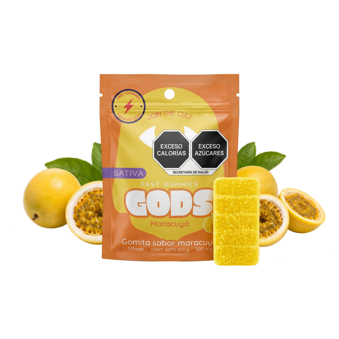 GBC Fast Gummies 1 pz 100 mg por pieza (THC + HHC)