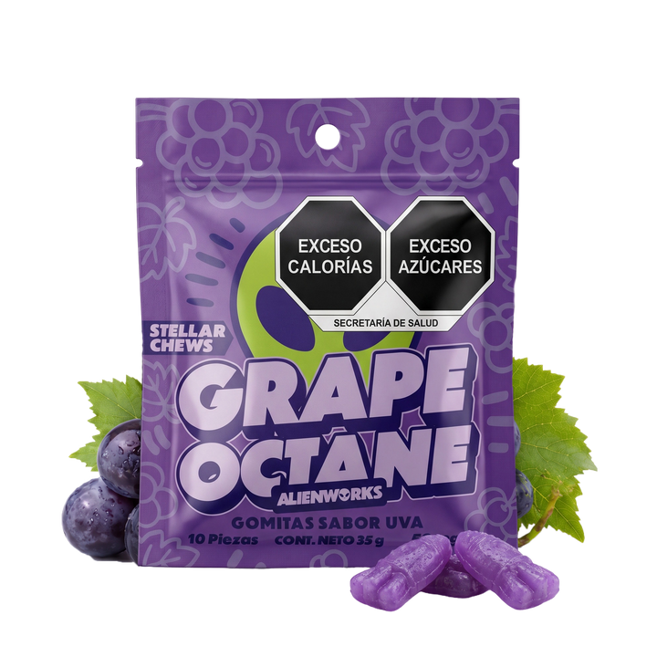 Alien Works Stellar Chews Gomitas 10 pz 50 mg por pieza