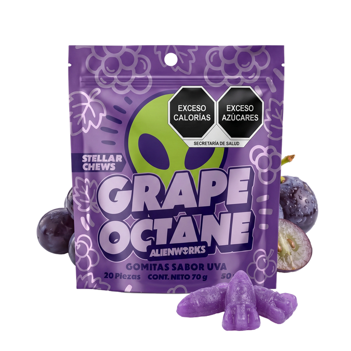 Alien Works Stellar Chews Gomitas 20 pz 50 mg por pieza