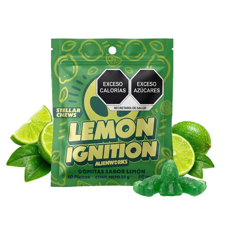 Alien Works Stellar Chews Gomitas 10 pz 50 mg por pieza