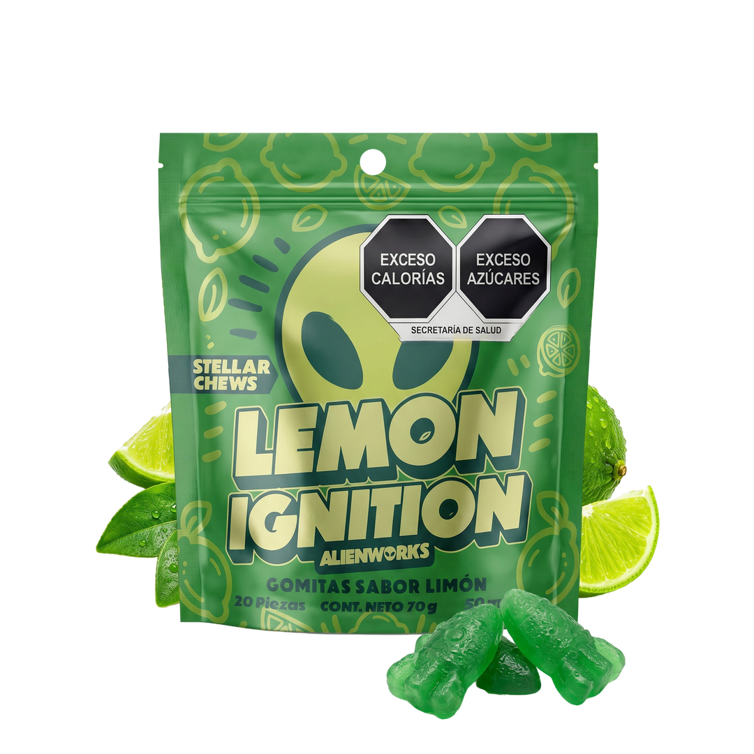 Alien Works Stellar Chews Gomitas 20 pz 50 mg por pieza