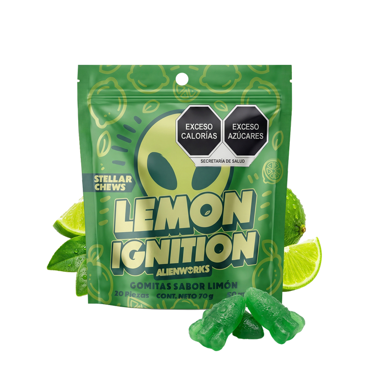 Alien Works Stellar Chews Gomitas 20 pz 50 mg por pieza