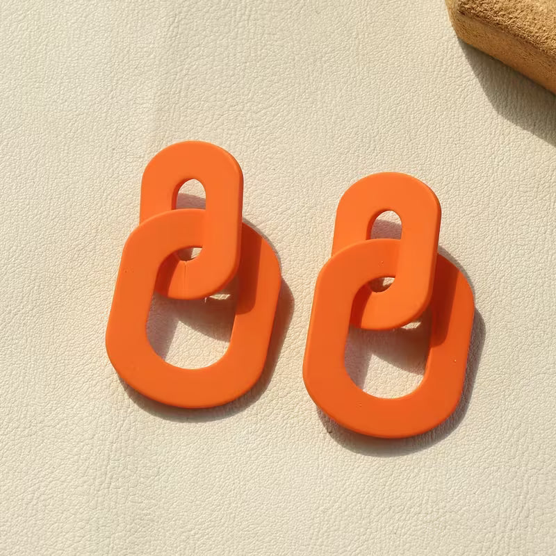 Aretes Naranjas
