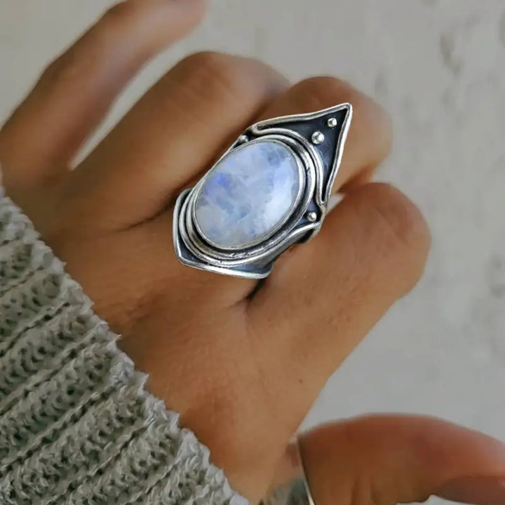 Anillo ancho tipo vintage